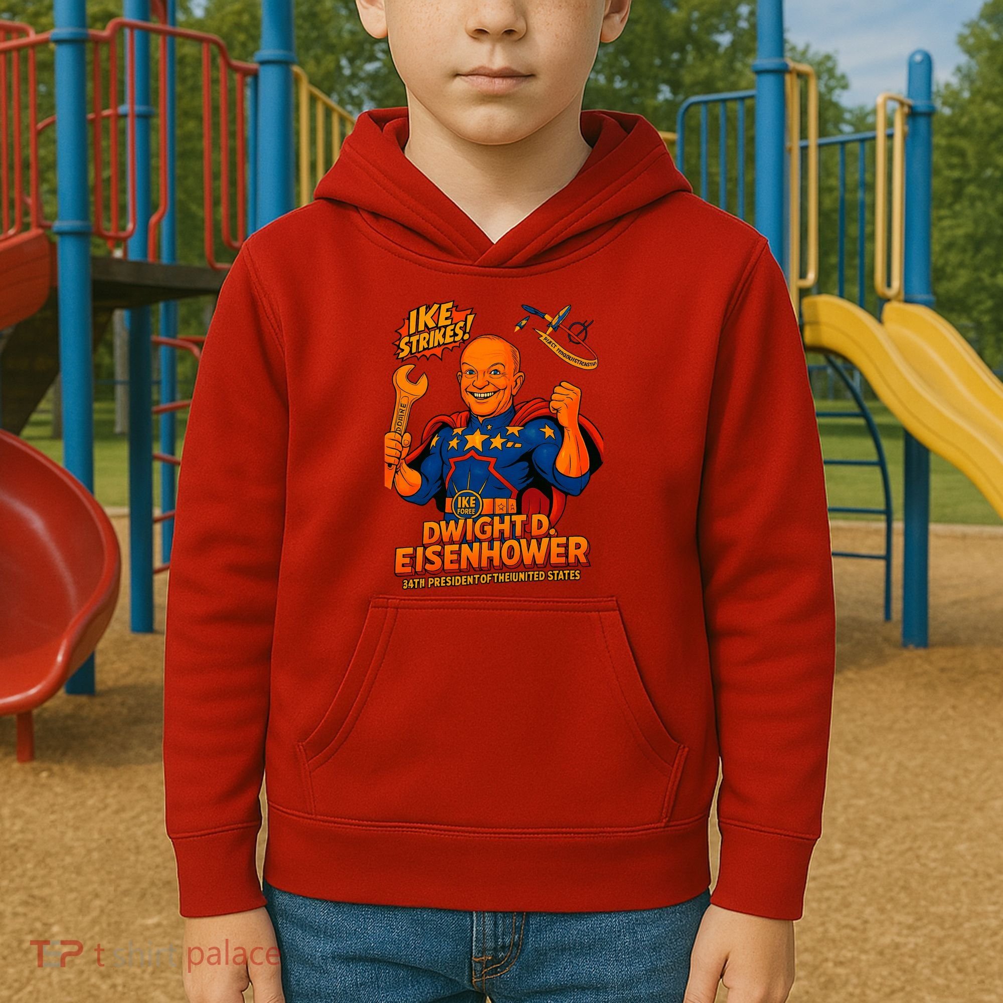 Dwight D. Eisenhower The Presidential Chronicles Kids Hoodie