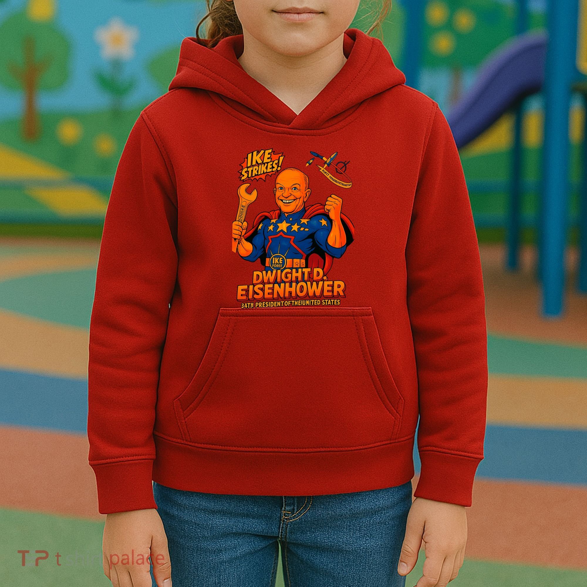 Dwight D. Eisenhower The Presidential Chronicles Kids Hoodie