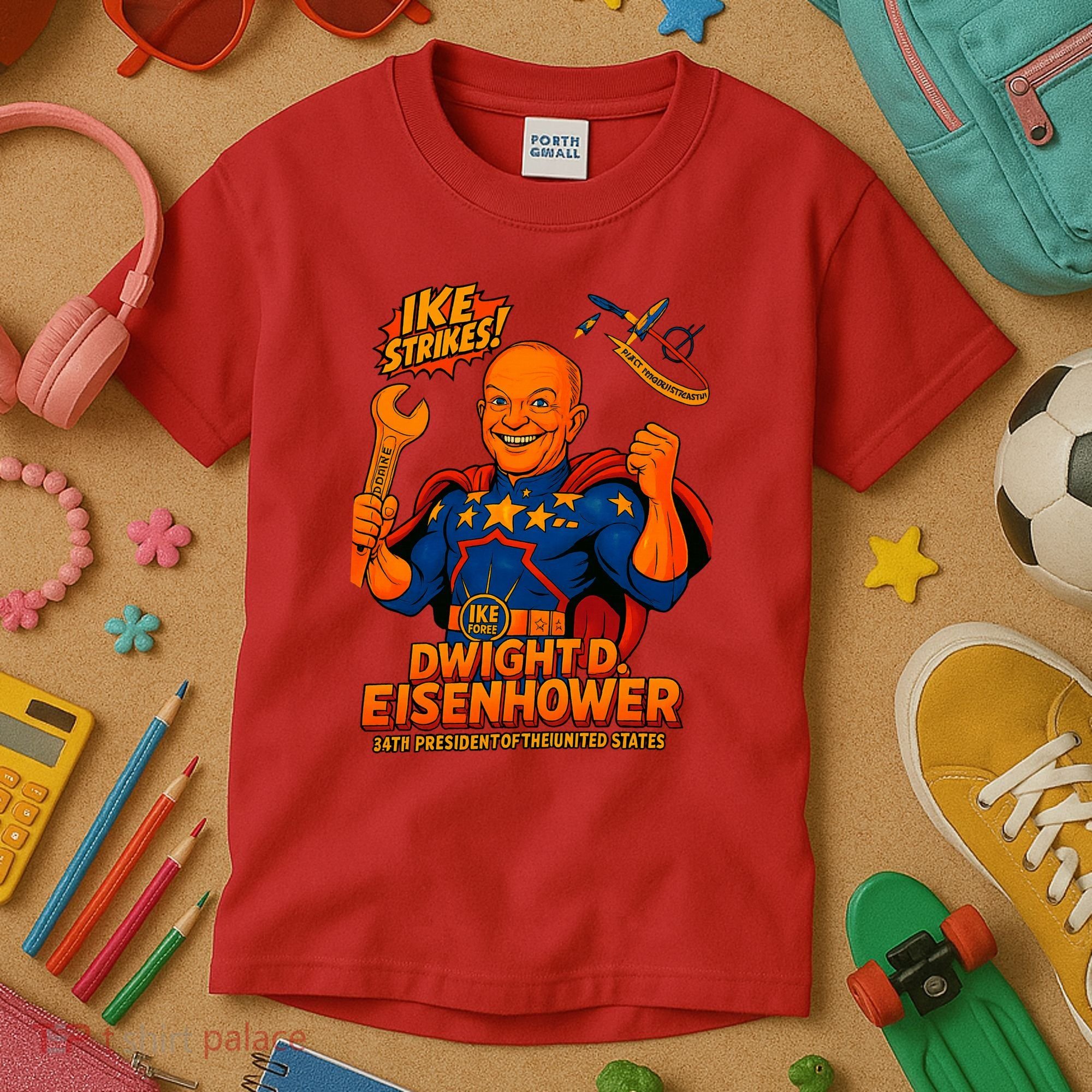 Dwight D. Eisenhower The Presidential Chronicles Kids T-Shirt