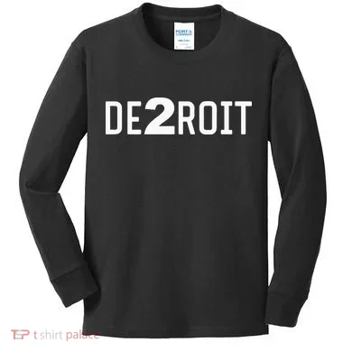 De2roit Kids Long Sleeve Shirt