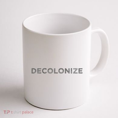 Decolonize Coffee Mug back