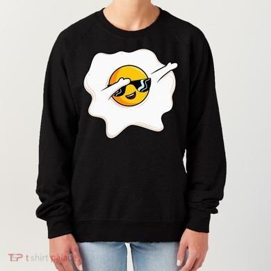 Dab Dabbing Egg Funny Fried Egg Women's Sweatshirt