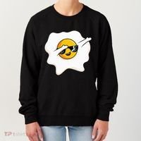 Dab Dabbing Egg Funny Fried Egg Women's Sweatshirt thumb 0
