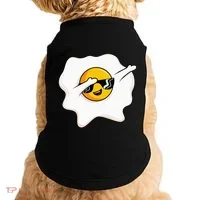 Dab Dabbing Egg Funny Fried Egg Doggie Tank thumb 0