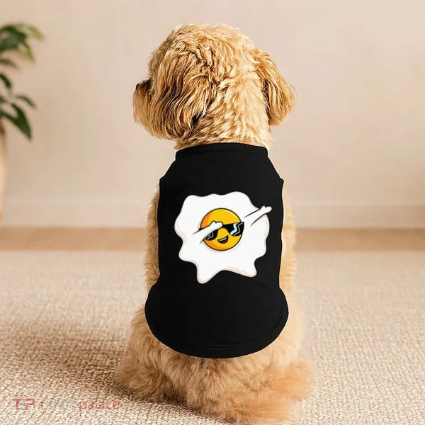 Dab Dabbing Egg Funny Fried Egg Doggie Tank