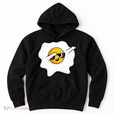 Dab Dabbing Egg Funny Fried Egg Hoodie