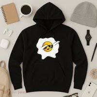 Dab Dabbing Egg Funny Fried Egg Hoodie thumb 3