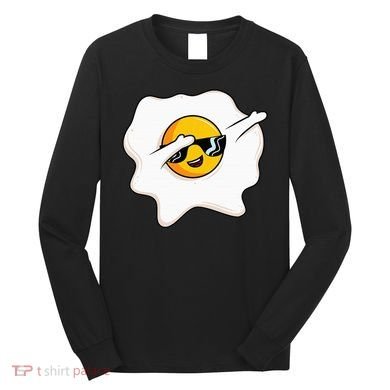 Dab Dabbing Egg Funny Fried Egg Long Sleeve Shirt
