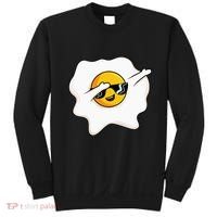 Dab Dabbing Egg Funny Fried Egg Sweatshirt thumb 0