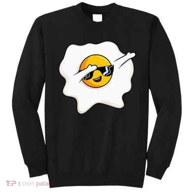 Dab Dabbing Egg Funny Fried Egg Sweatshirt