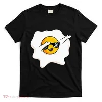 Dab Dabbing Egg Funny Fried Egg T-Shirt thumb 0
