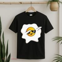 Dab Dabbing Egg Funny Fried Egg T-Shirt thumb 2