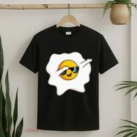 Dab Dabbing Egg Funny Fried Egg T-Shirt thumb 2