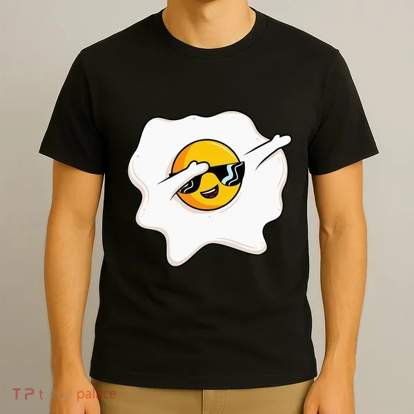 Dab Dabbing Egg Funny Fried Egg T-Shirt