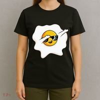 Dab Dabbing Egg Funny Fried Egg T-Shirt thumb 4