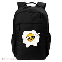 Dab Dabbing Egg Funny Fried Egg Backpack thumb 0