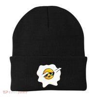 Dab Dabbing Egg Funny Fried Egg Beanie thumb 0
