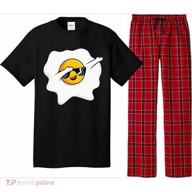 Dab Dabbing Egg Funny Fried Egg Pajama Set