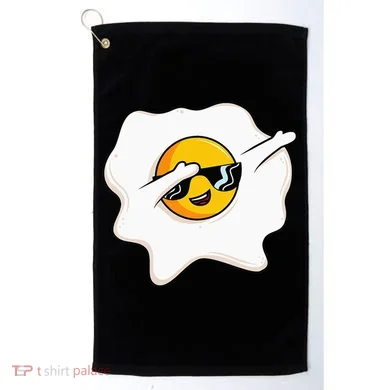 Dab Dabbing Egg Funny Fried Egg Golf Towel