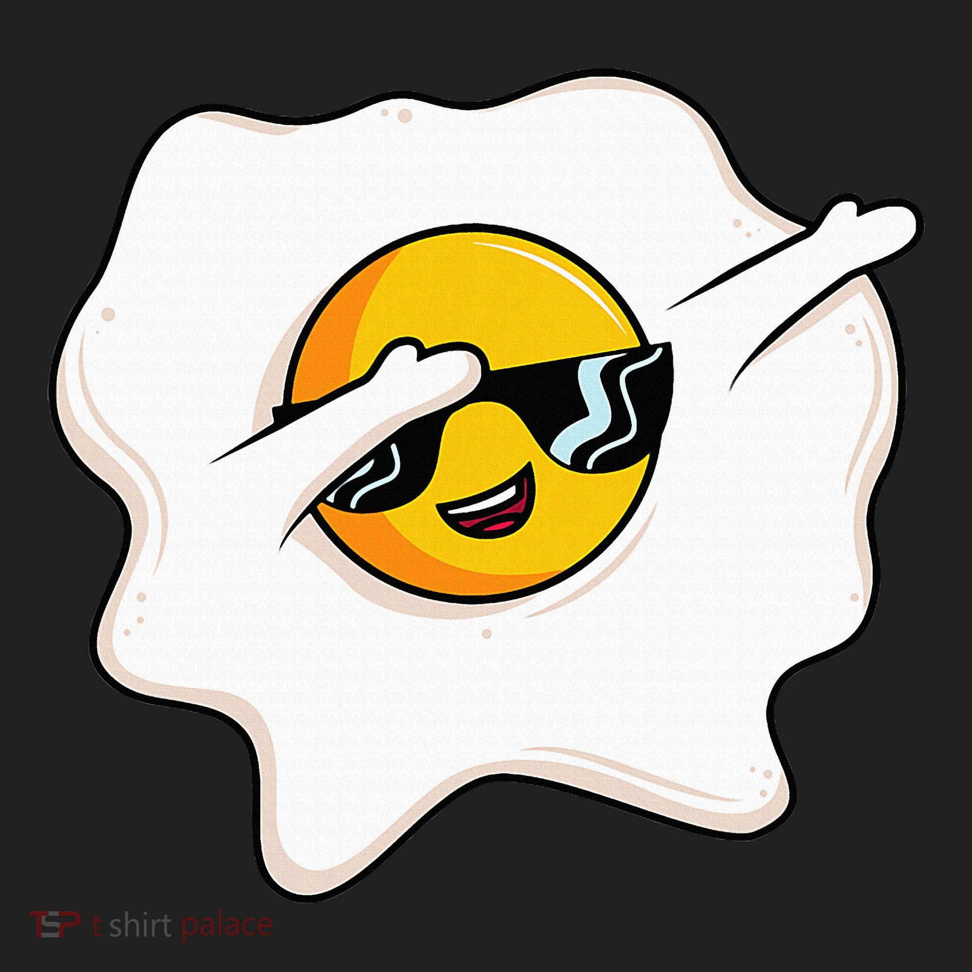 Dab Dabbing Egg Funny Fried Egg Golf Towel
