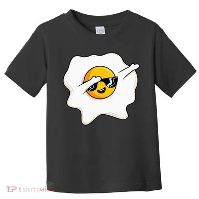 Dab Dabbing Egg Funny Fried Egg Toddler T-Shirt