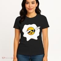 Dab Dabbing Egg Funny Fried Egg Women's T-Shirt thumb 4