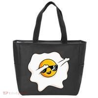 Dab Dabbing Egg Funny Fried Egg Tote Bag thumb 0