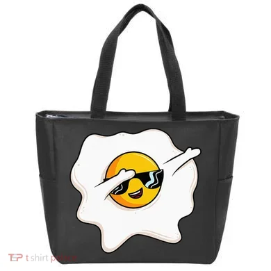 Dab Dabbing Egg Funny Fried Egg Tote Bag