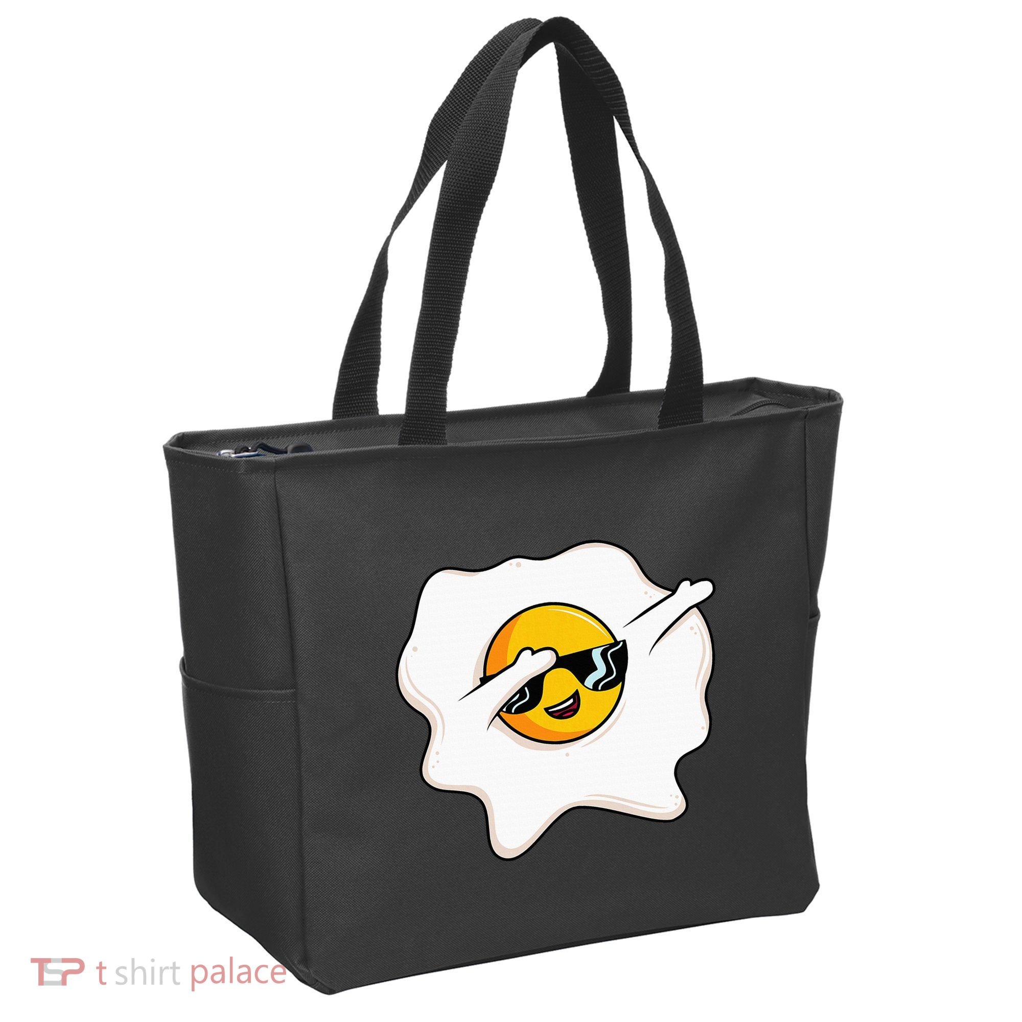 Dab Dabbing Egg Funny Fried Egg Tote Bag