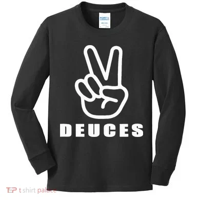 Deuces Kids Long Sleeve Shirt