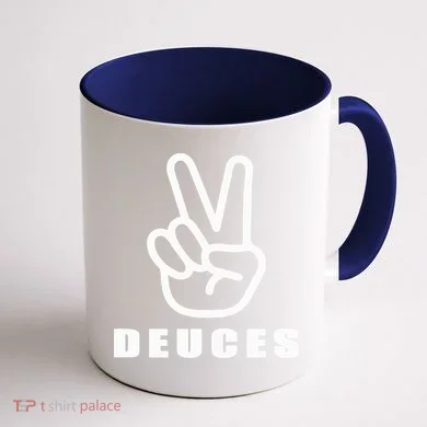 Deuces Coffee Mug back
