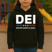 Dei Deport Every Illegal Kids Hoodie thumb 3