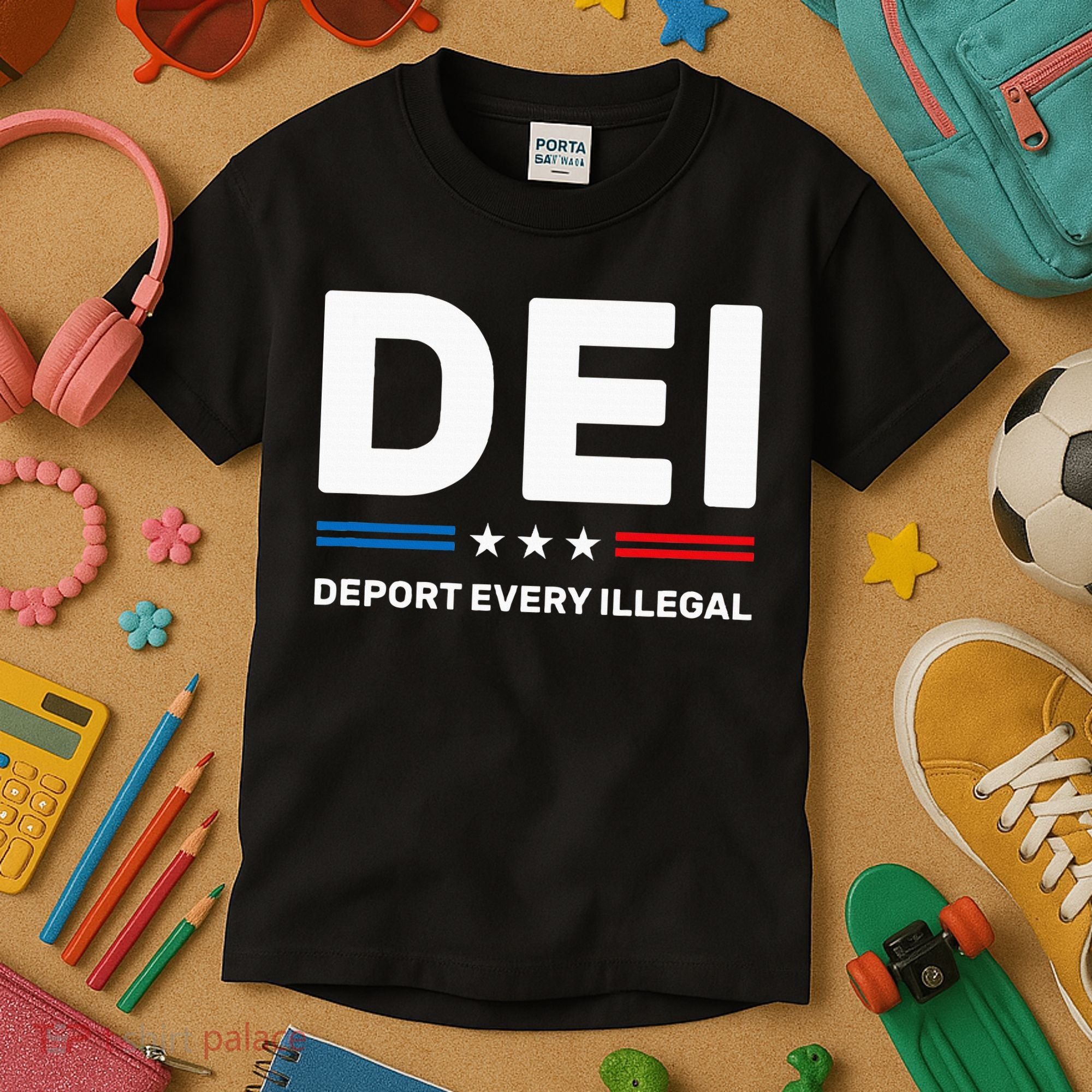 Dei Deport Every Illegal Kids T-Shirt