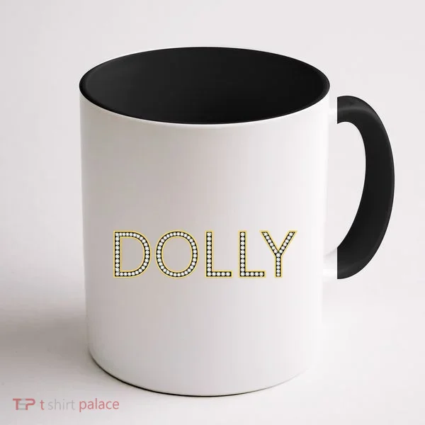 Dolly Diamonds Effect Coffee Mug