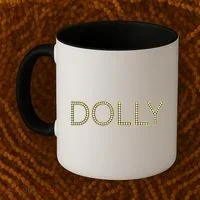 Dolly Diamonds Effect Coffee Mug thumb 2