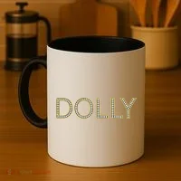 Dolly Diamonds Effect Coffee Mug thumb 4