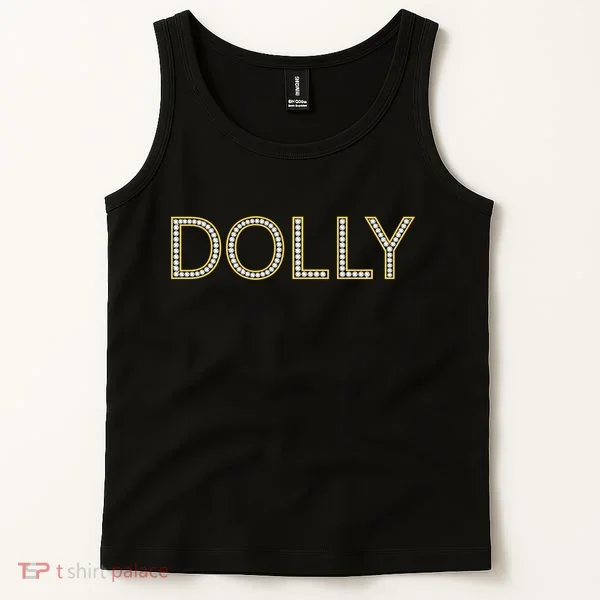 Dolly Diamonds Effect Tank Top