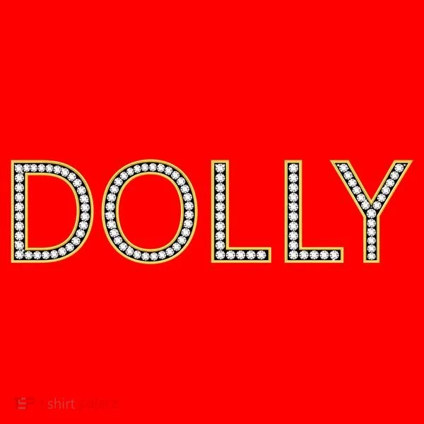 Dolly Diamonds Effect Santa Hat