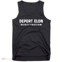 Deport Deporte Elon Reject Fascism  Tank Top thumb 0
