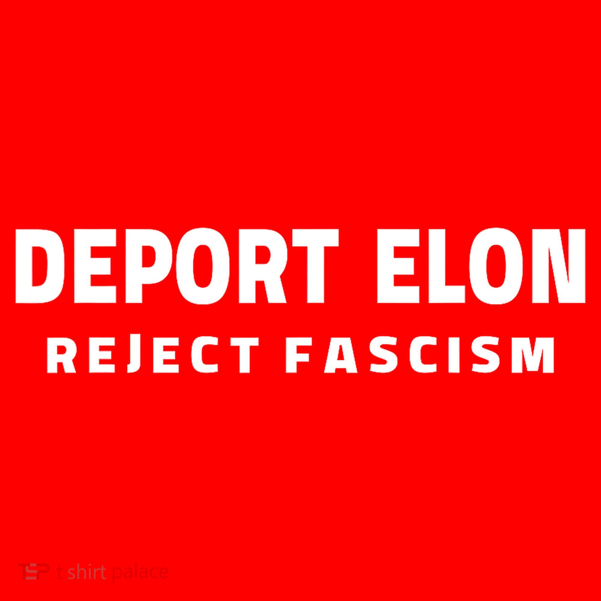 Deport Deporte Elon Reject Fascism  Santa Hat