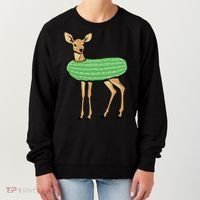 Dill Doe Funny Adult Humor Dill Pickle Deer Redneck Dill Doe Women's Sweatshirt thumb 0