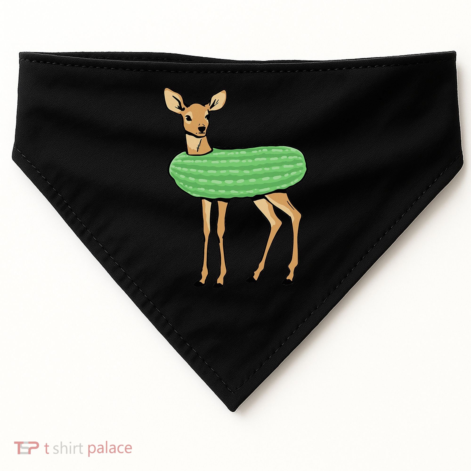 Dill Doe Funny Adult Humor Dill Pickle Deer Redneck Dill Doe USA-Made Doggie Bandana