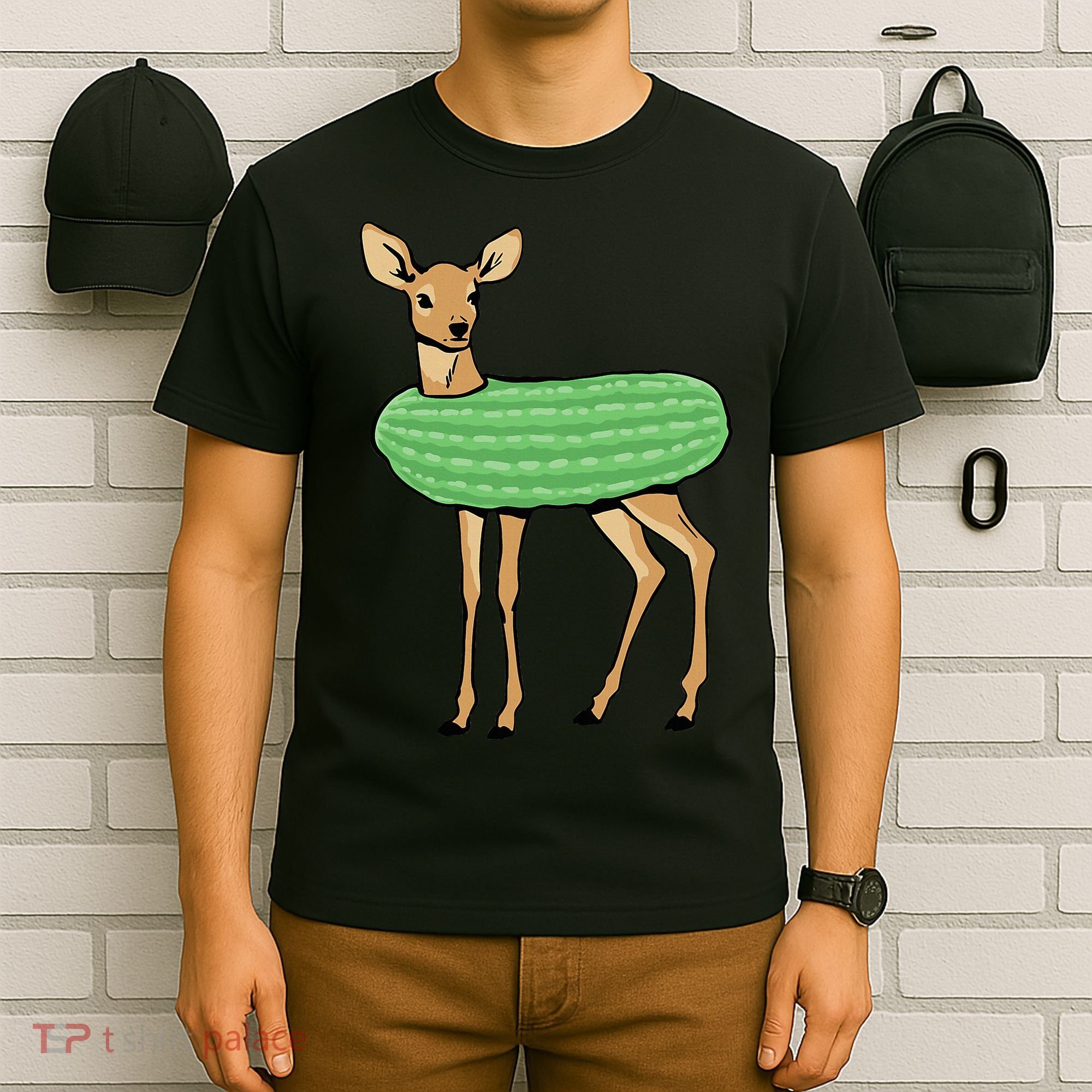 Dill Doe Funny Adult Humor Dill Pickle Deer Redneck Dill Doe T-Shirt