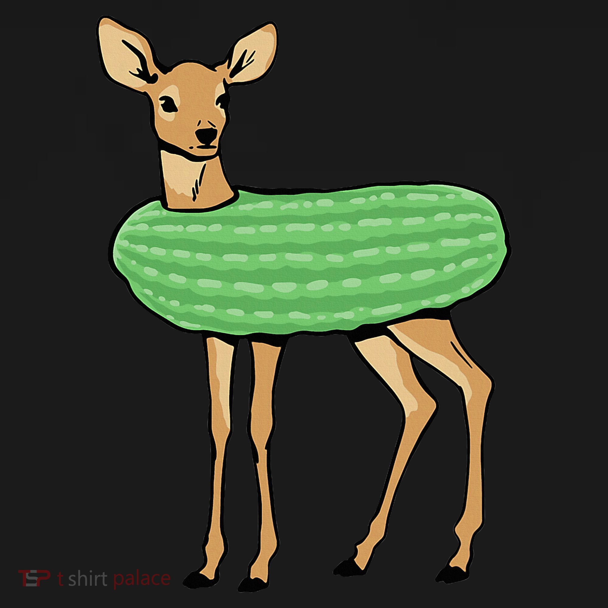Dill Doe Funny Adult Humor Dill Pickle Deer Redneck Dill Doe T-Shirt