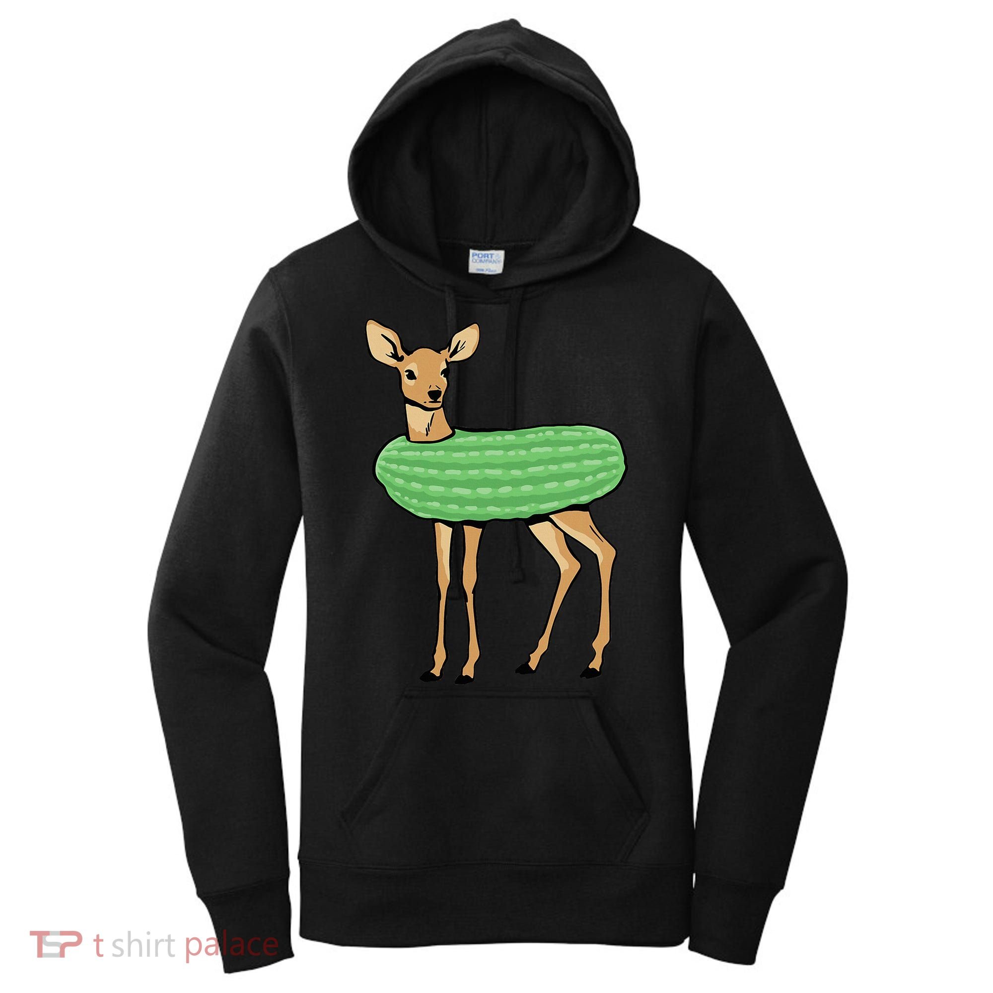 Dill Doe Funny Adult Humor Dill Pickle Deer Redneck Dill Doe Women's Hoodie