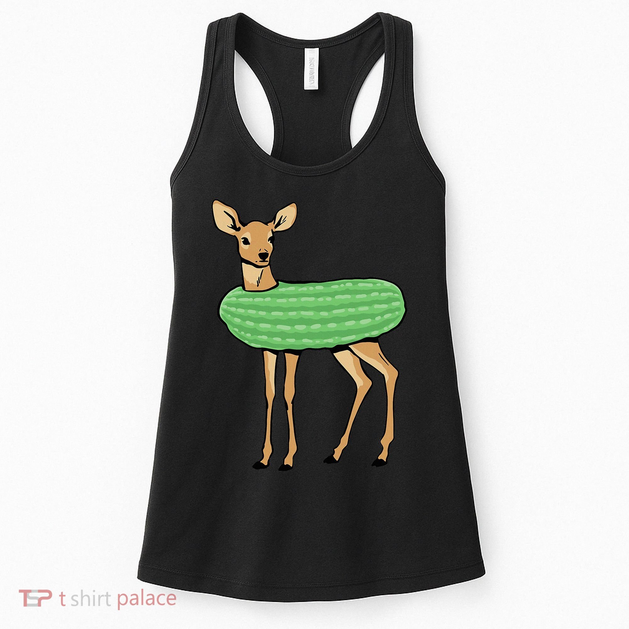 Dill Doe Funny Adult Humor Dill Pickle Deer Redneck Dill Doe Women's Tank Top