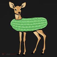 Dill Doe Funny Adult Humor Dill Pickle Deer Redneck Dill Doe Baby Bodysuit thumb 2