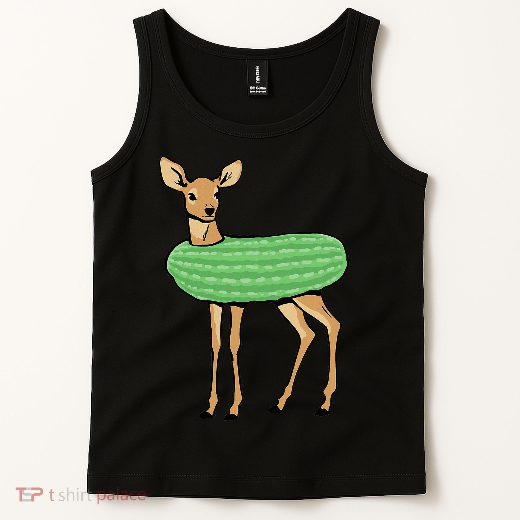 Dill Doe Funny Adult Humor Dill Pickle Deer Redneck Dill Doe Tank Top