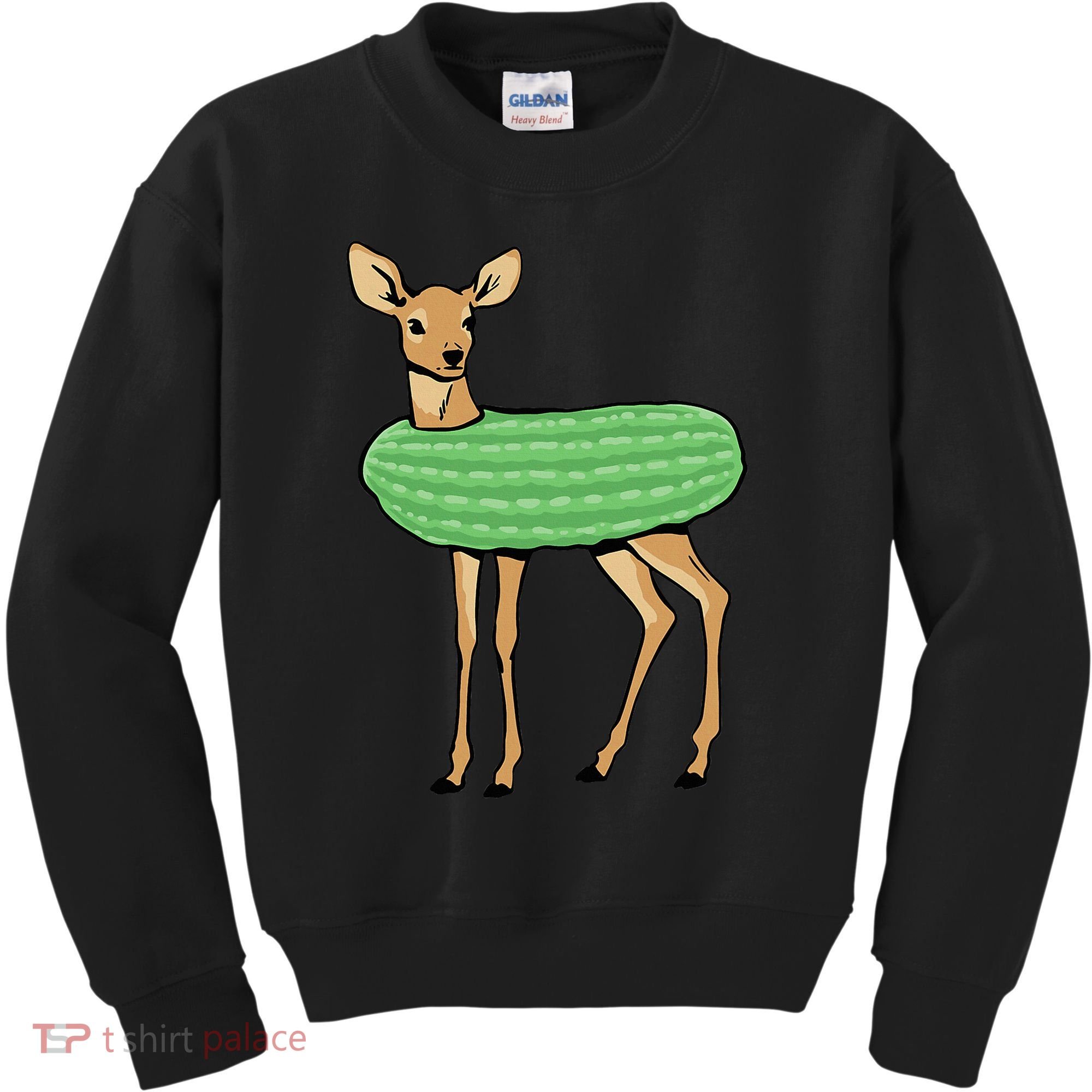 Dill Doe Funny Adult Humor Dill Pickle Deer Redneck Dill Doe Kids Sweatshirt