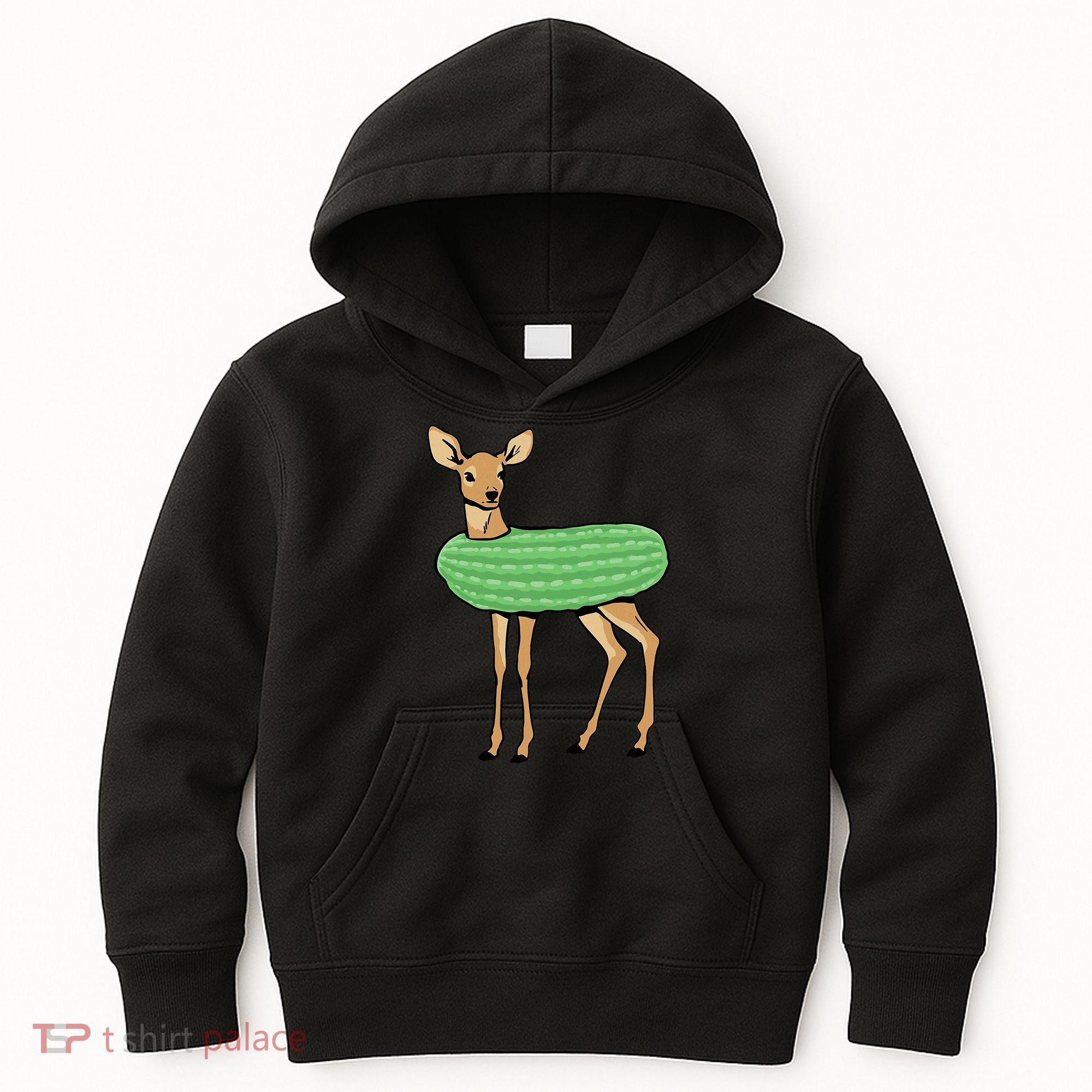 Dill Doe Funny Adult Humor Dill Pickle Deer Redneck Dill Doe Kids Hoodie